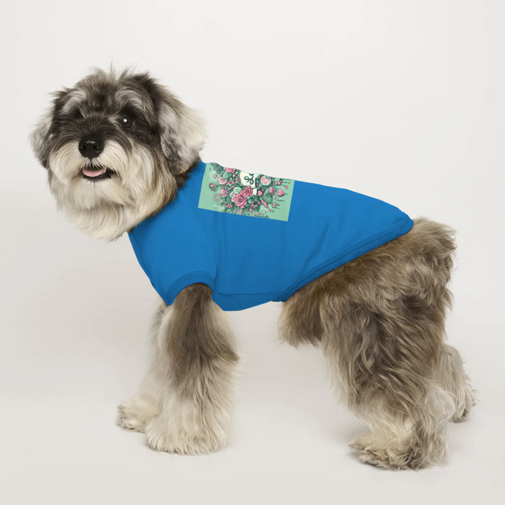 まんまるちゃんのSweet Lolita 🍭 ミントグリーン Dog T-shirt