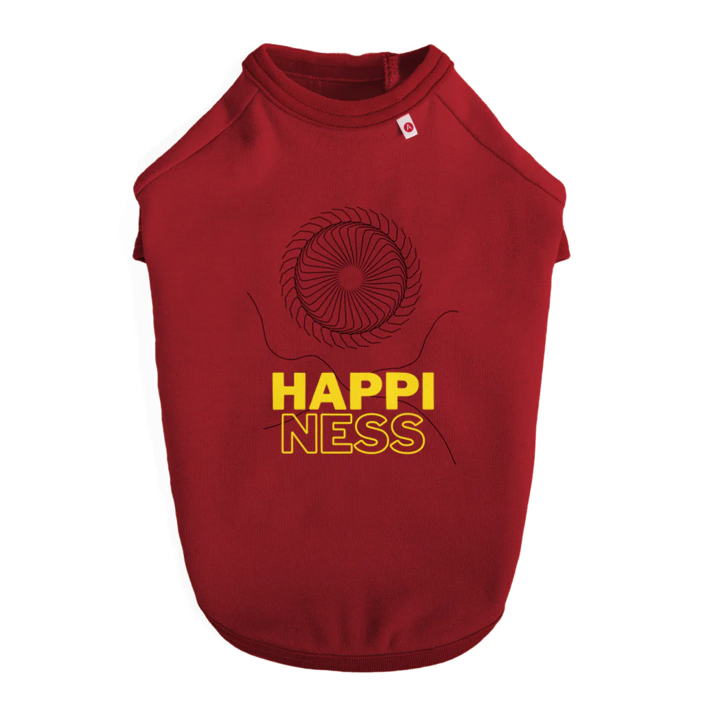 Future Starry SkyのHappiness Dog T-shirt