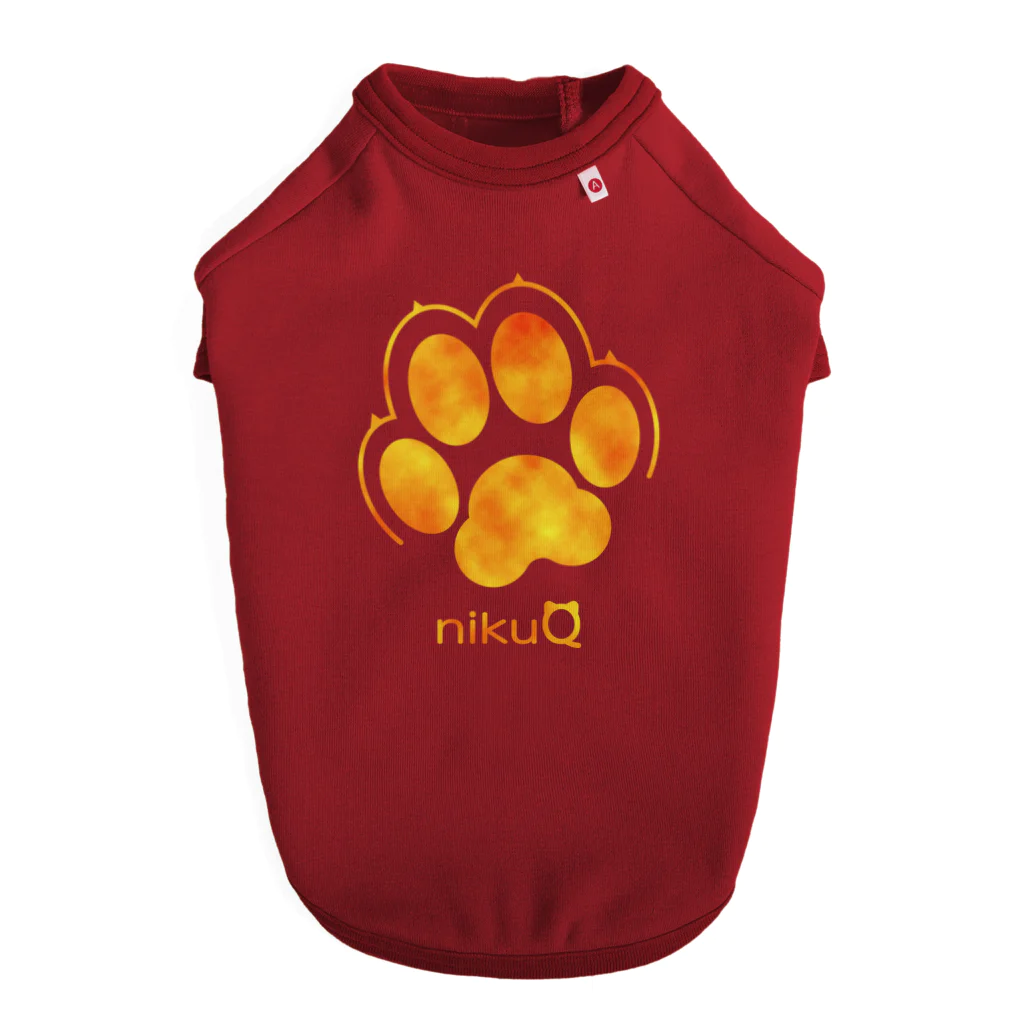 WebArtsの肉球をモチーフにしたオリジナルブランド「nikuQ」（犬タイプ）です ドッグTシャツ