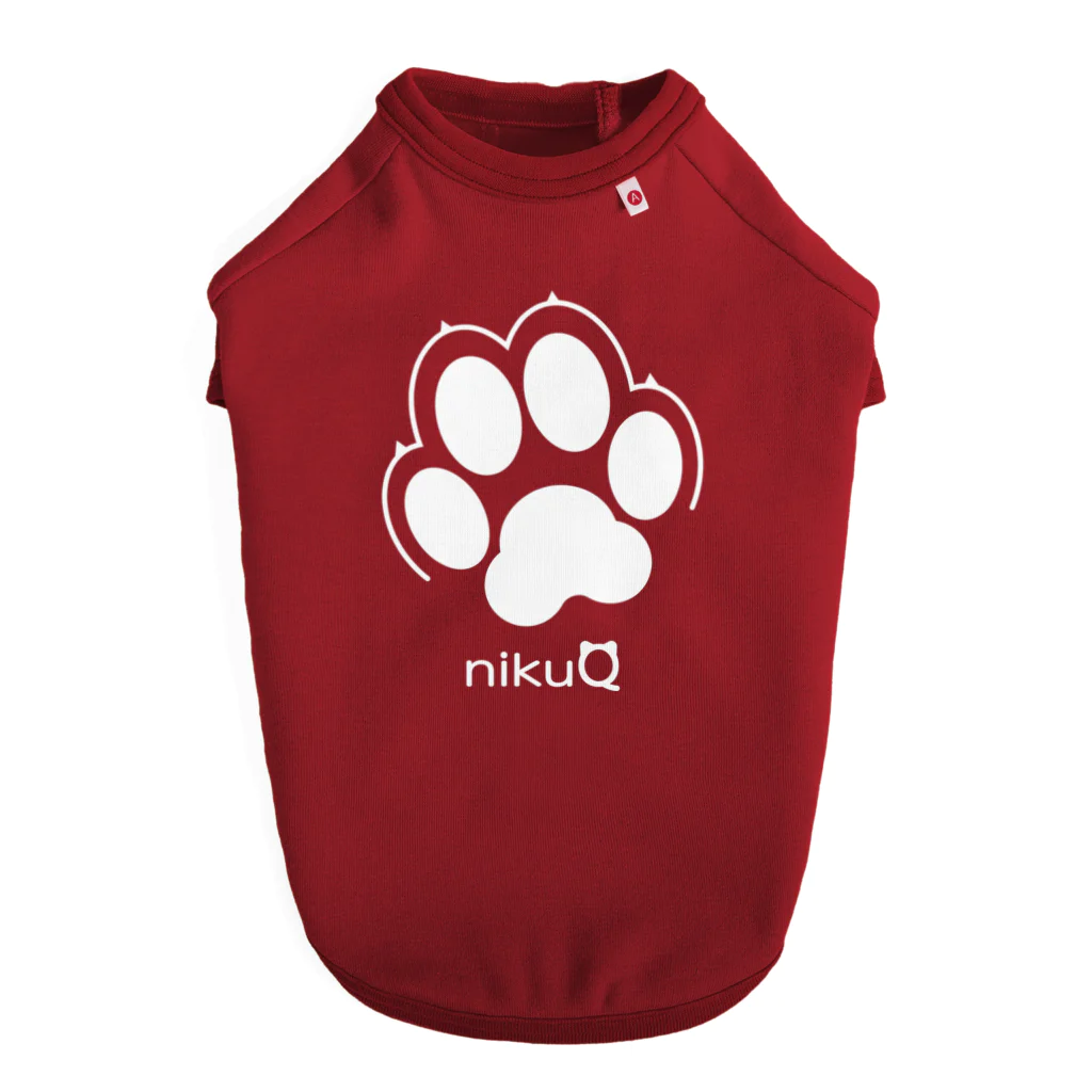 WebArtsの肉球をモチーフにしたオリジナルブランド「nikuQ」（犬タイプ）です ドッグTシャツ