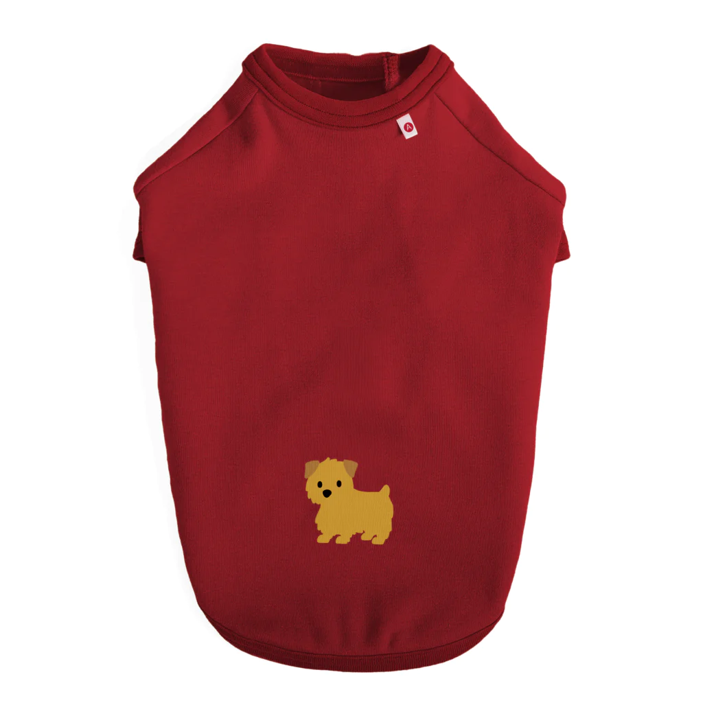 TOMOS-dogのnorfolkterrier（レッド） Dog T-shirt