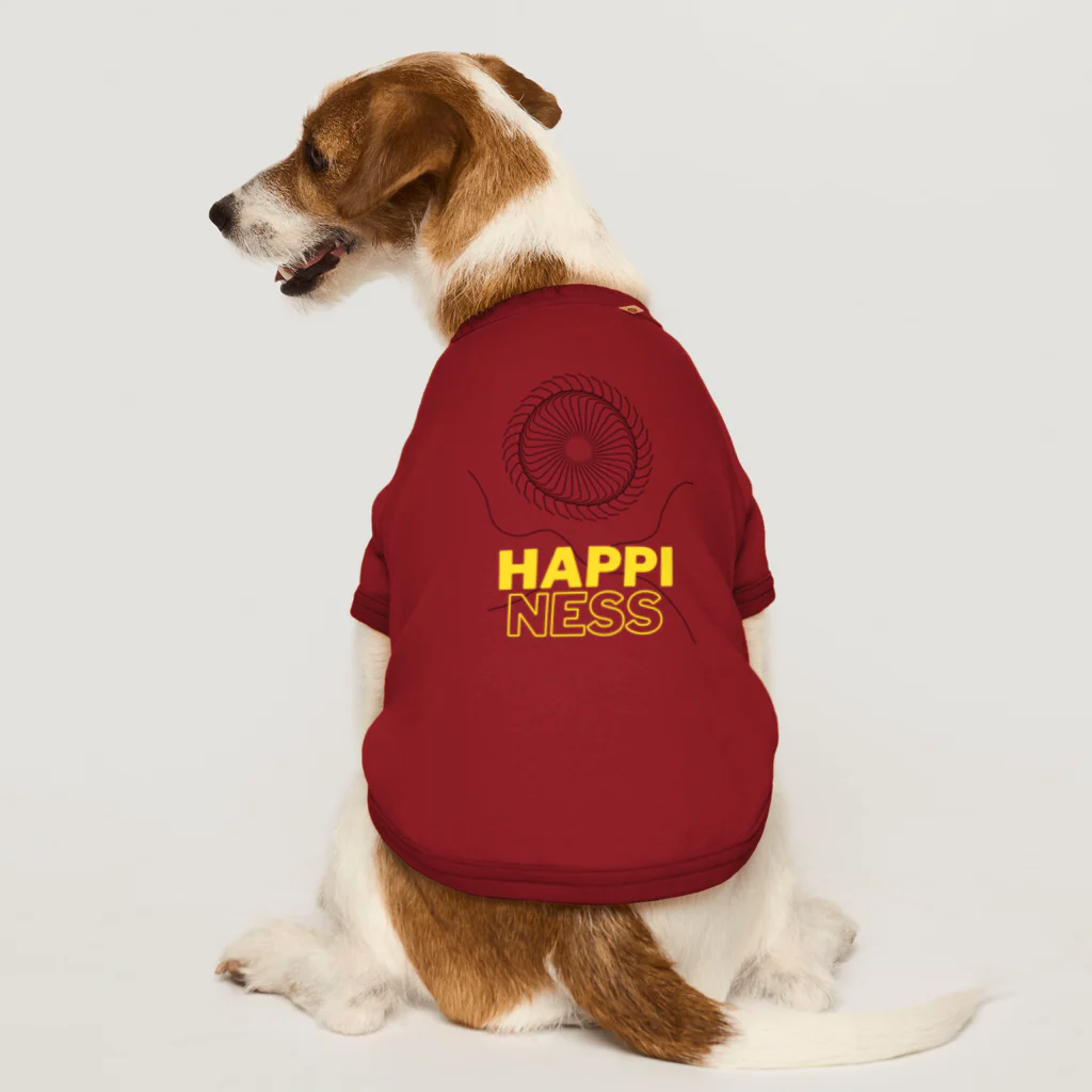 Future Starry SkyのHappiness Dog T-shirt