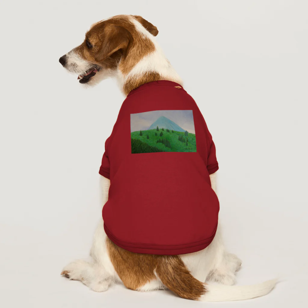 コウエツの戸神山 Dog T-shirt