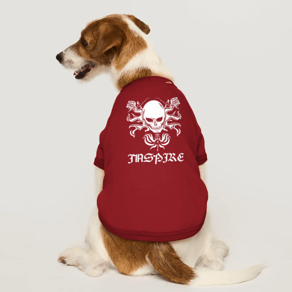 SHINCOCUUの【ドクロ】かっこよくキメてみました Dog T-shirt