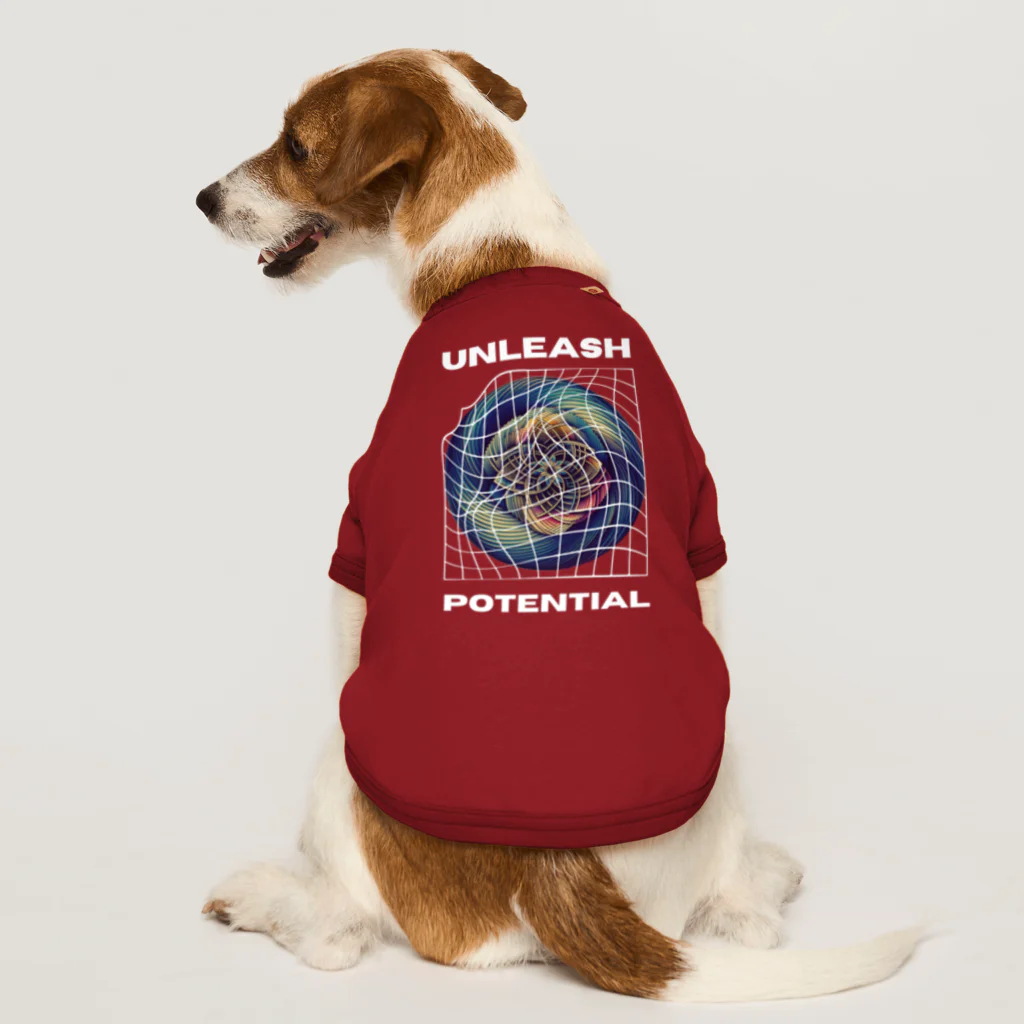 NeoNestの"Unleash Potential" Graphic Tee & Merch Dog T-shirt