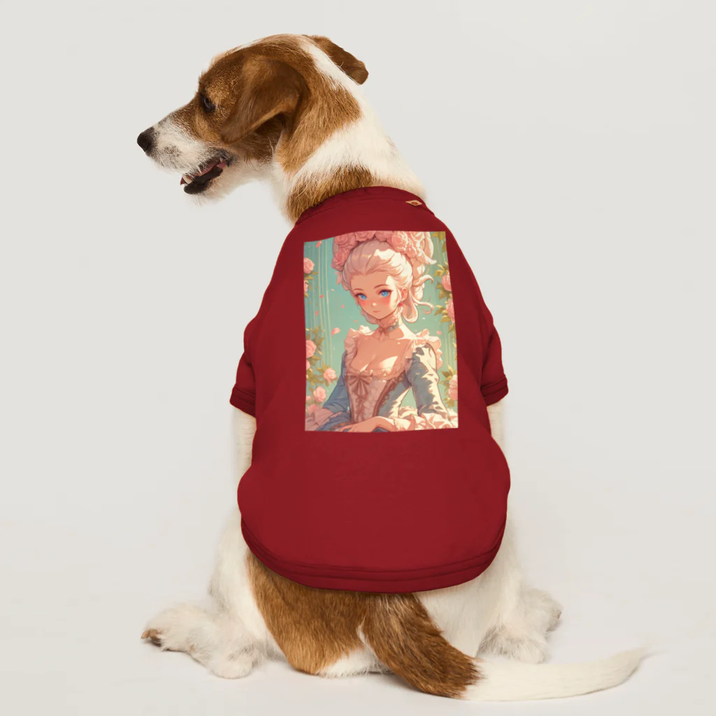 AQUAMETAVERSEのベルサイユ宮殿の華　Tomoe bb 2712 Dog T-shirt