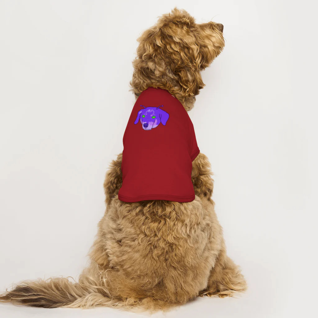 宇宙人化計画の宇宙人化計画👽💫宇宙犬のミルクさん Dog T-shirt
