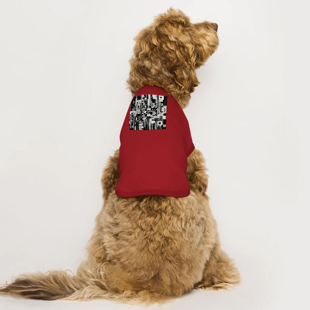 Kenneth Kondovicのジオメトリックハーモニー Dog T-shirt