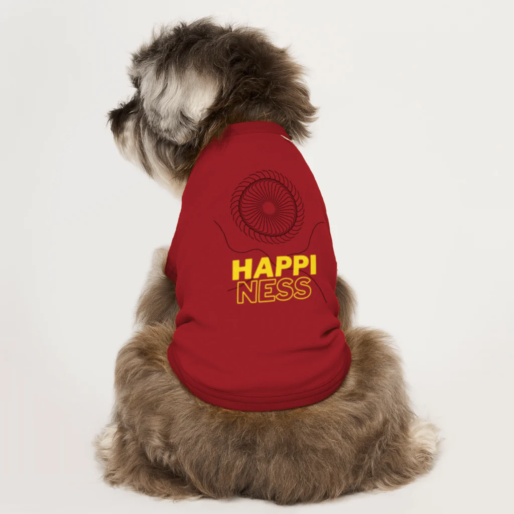 Future Starry SkyのHappiness Dog T-shirt