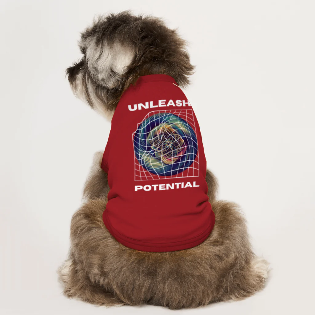 NeoNestの"Unleash Potential" Graphic Tee & Merch Dog T-shirt