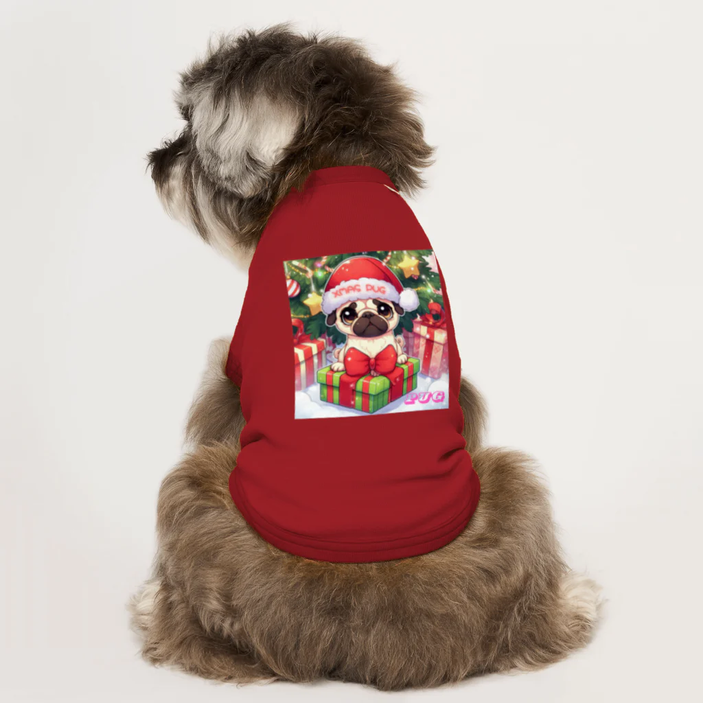 furebuhi　clubのXmas PUG ドッグTシャツ