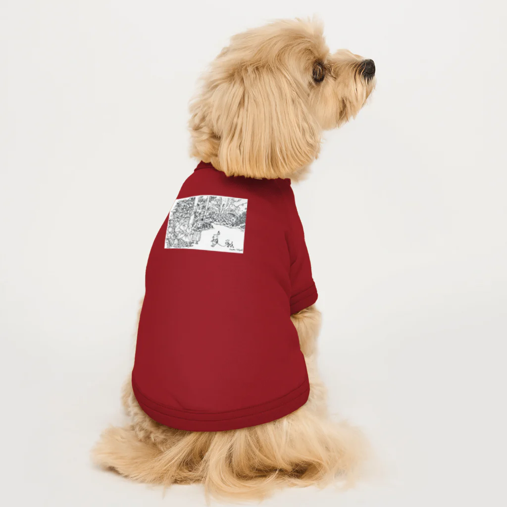 コウエツのリンゴスキー Dog T-shirt