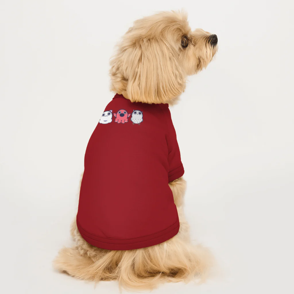 AKRFRIENDS グッズショップのもっちり３トリオ Dog T-shirt