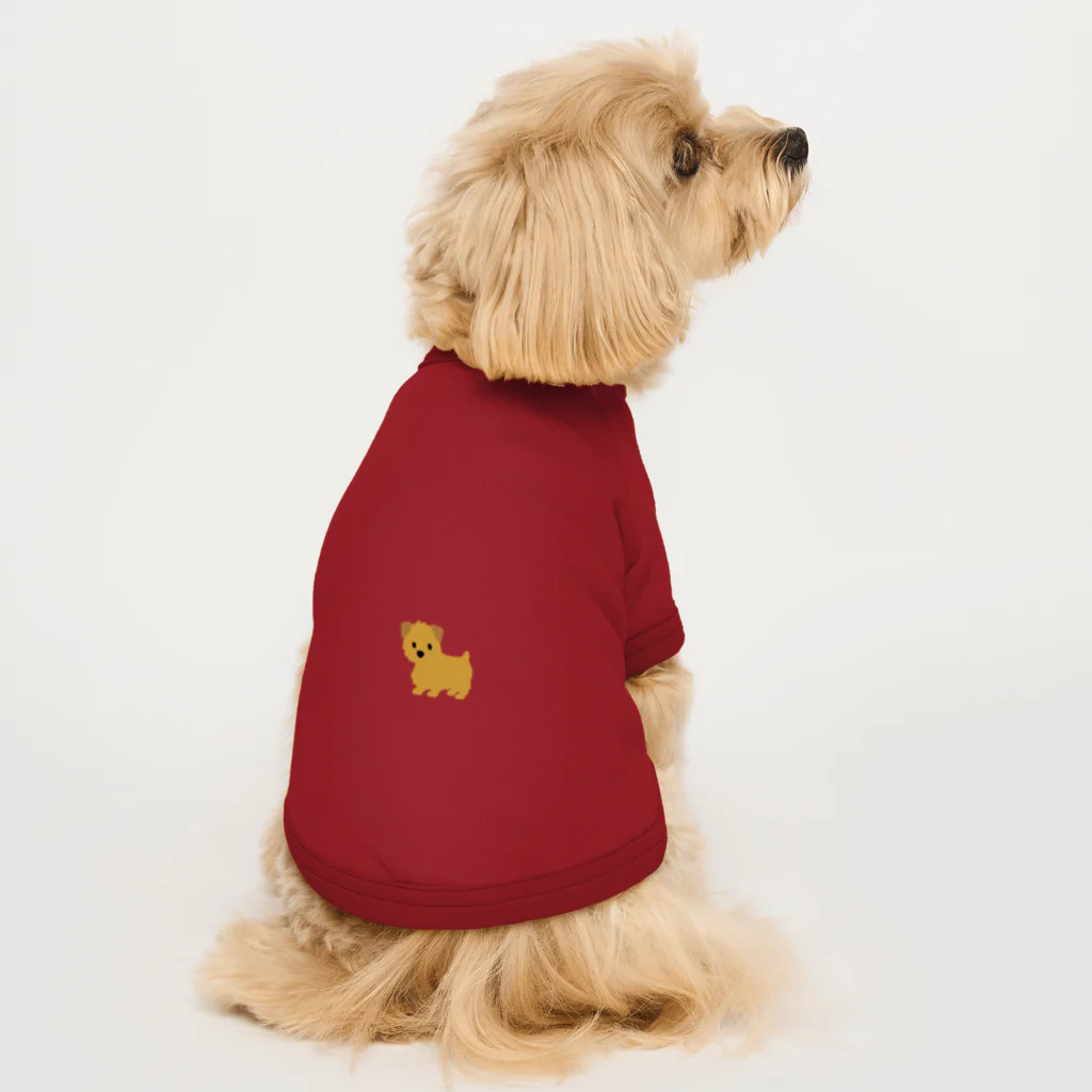 TOMOS-dogのnorfolkterrier（レッド） ドッグTシャツ