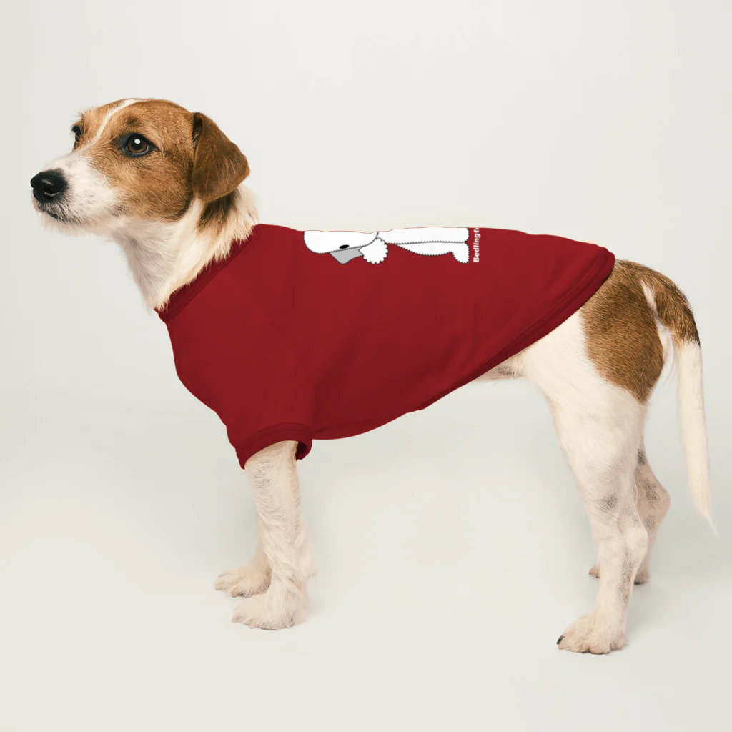 ベドリントンテリアのワホワホショップのクラシックベドリントンテリア2 Dog T-shirt