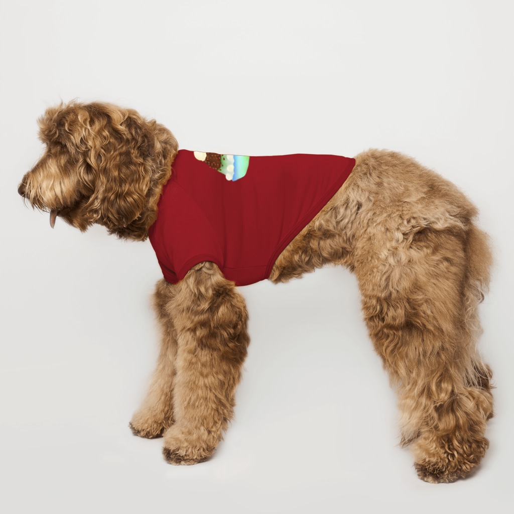 Lily bird（リリーバード）の抹茶小豆かき氷 Dog T-shirt