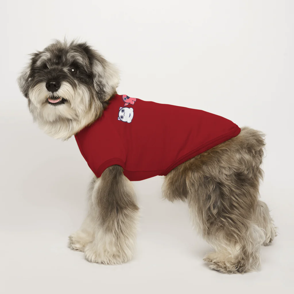 AKRFRIENDS グッズショップのもっちり３トリオ Dog T-shirt