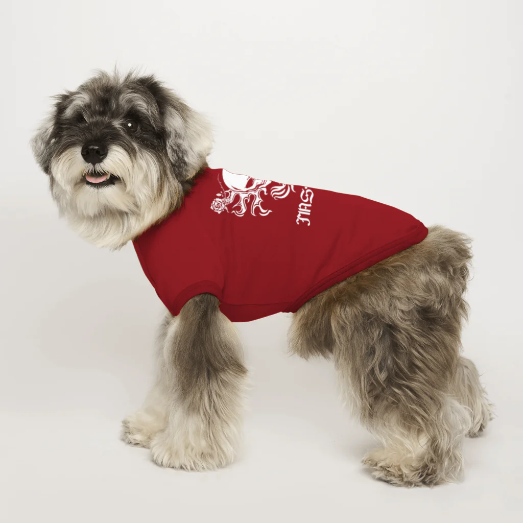 SHINCOCUUの【ドクロ】かっこよくキメてみました Dog T-shirt