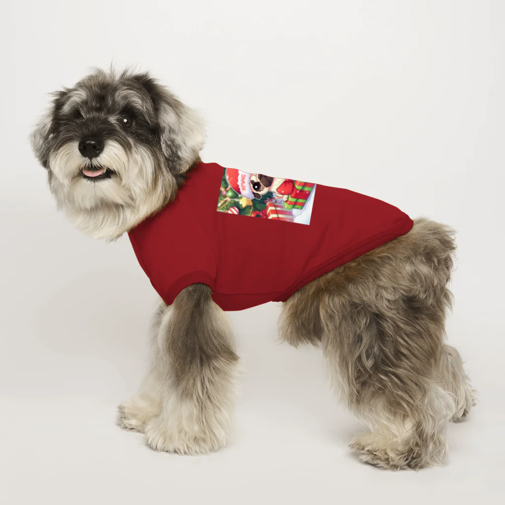 furebuhi　clubのXmas PUG Dog T-shirt