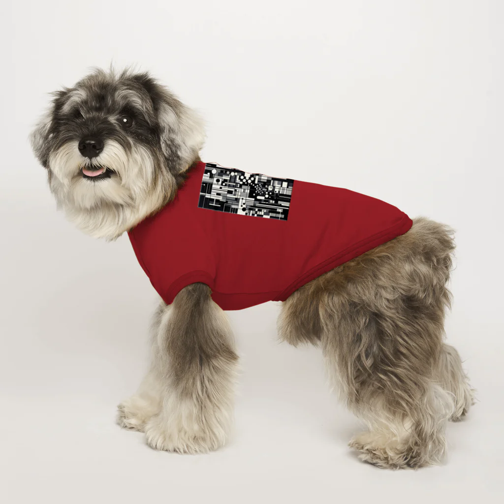 Kenneth Kondovicのジオメトリックハーモニー Dog T-shirt