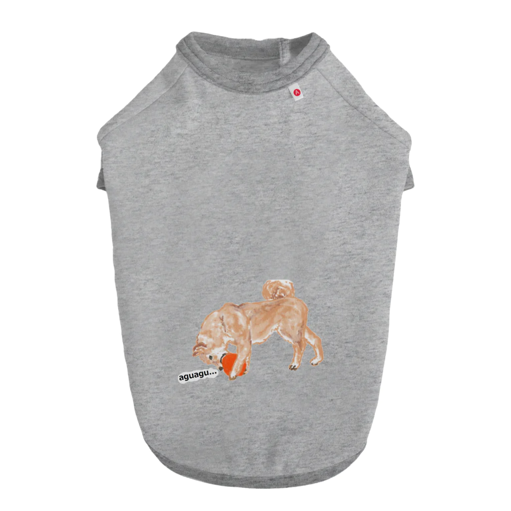 いっぷく処 てんてんのaguaguぼーる Dog T-shirt