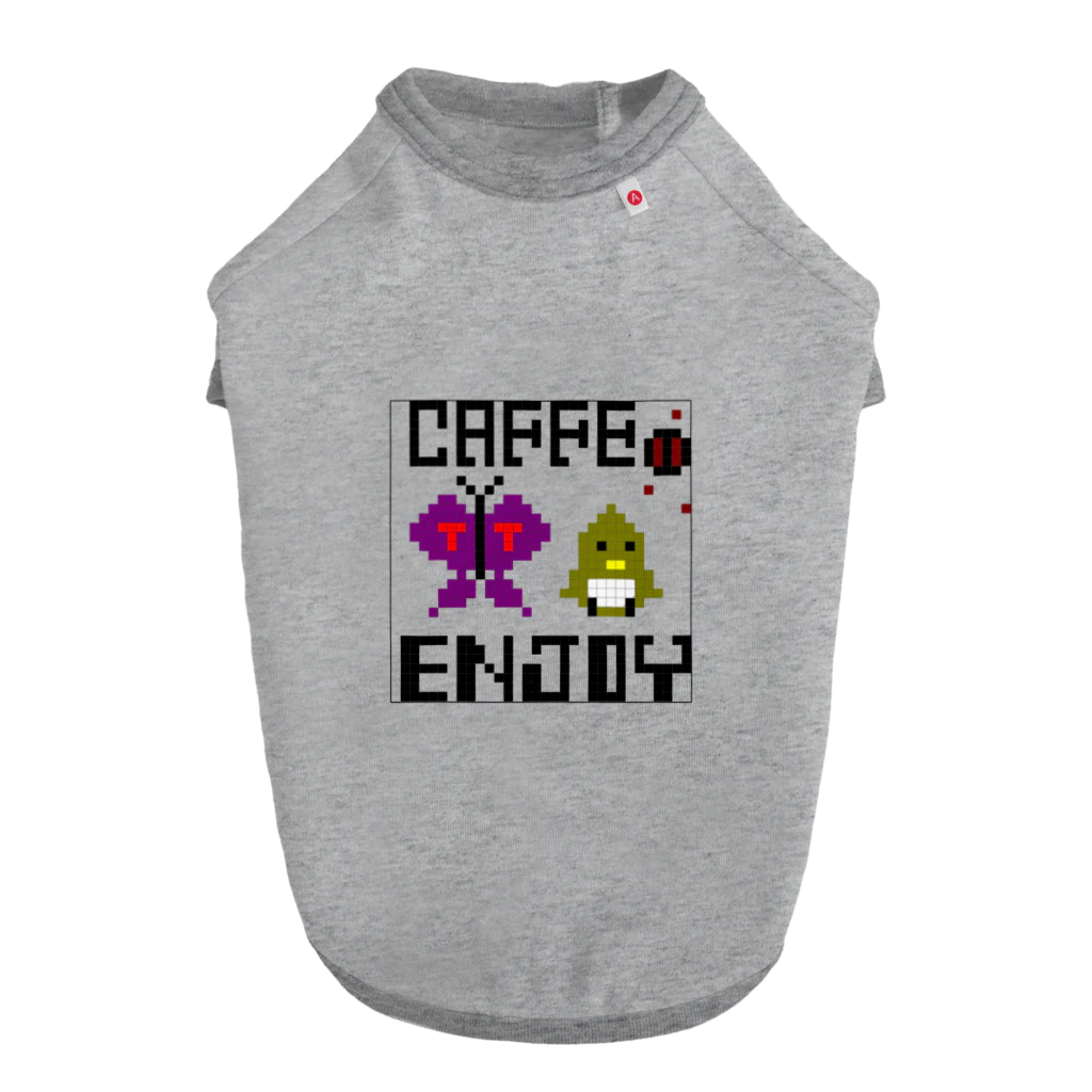 Caffe TefuTefu13468のてふてふわんにゃん ドッグTシャツ