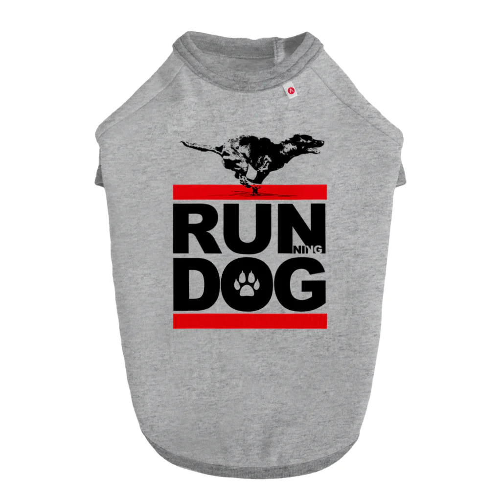 COOL CAT★GRAPHICSのRUNNING DOG　走ってる犬　CCG-005-2W Dog T-shirt