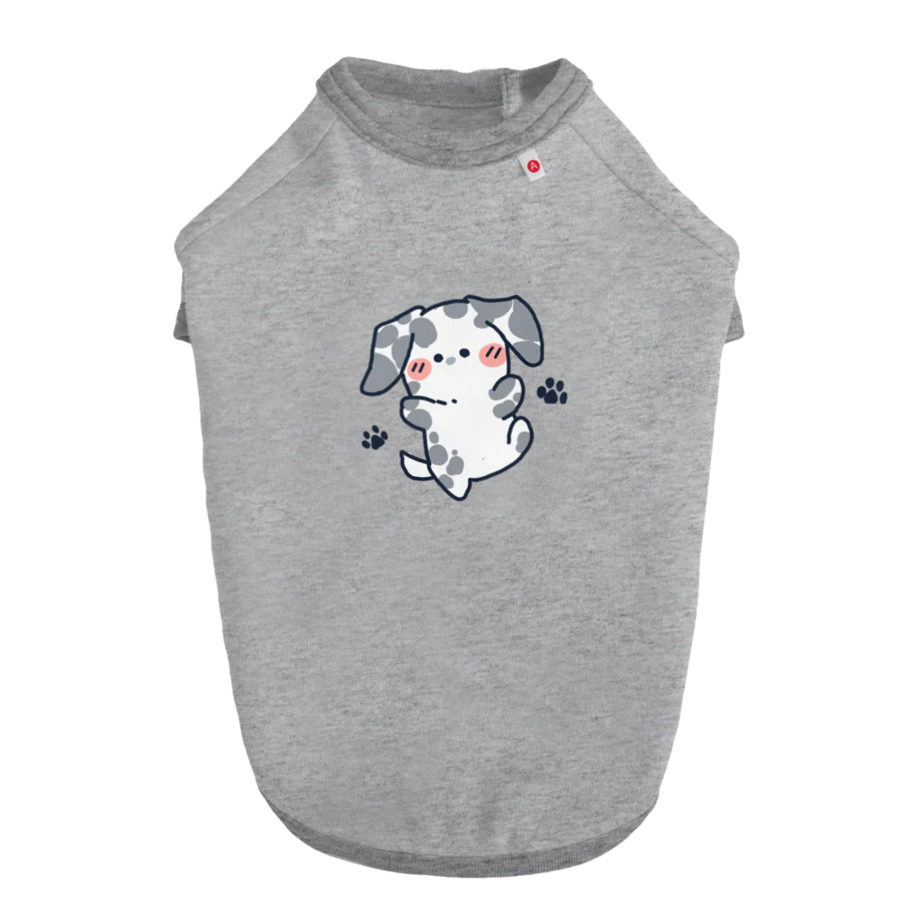 美女木小学校！のゆるいダルメシアンドックTシャツ Dog T-shirt