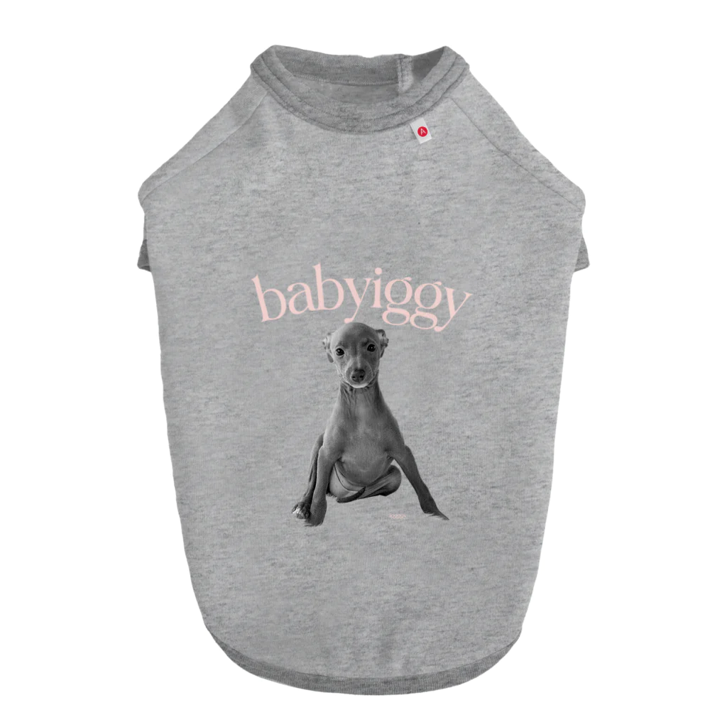 iggggyのbaby　イタグレ ドッグTシャツ