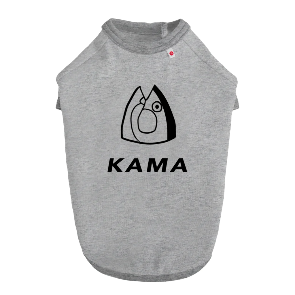 TeaKeyのKAMA ドッグTシャツ