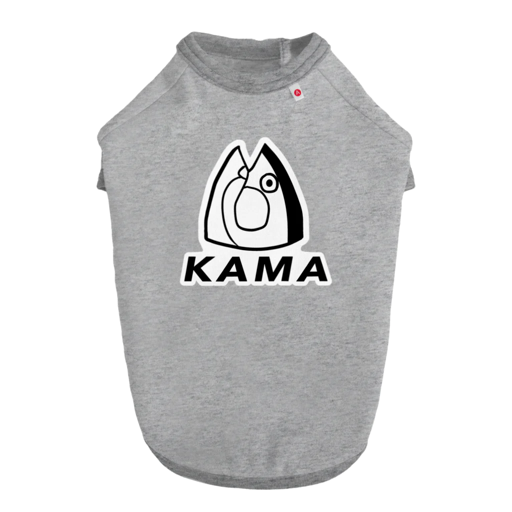 TeaKeyのKAMA ドッグTシャツ