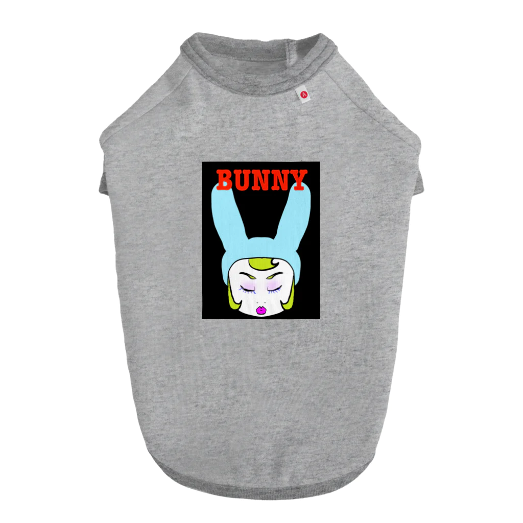 mamo〜のBunny girl ドッグTシャツ