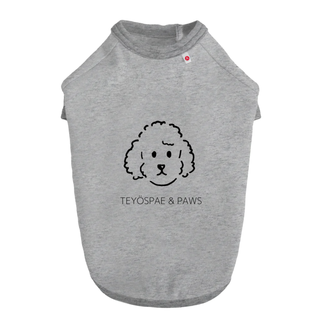 TEYÖSPAE & PAWSの定番サムちゃん Dog T-shirt