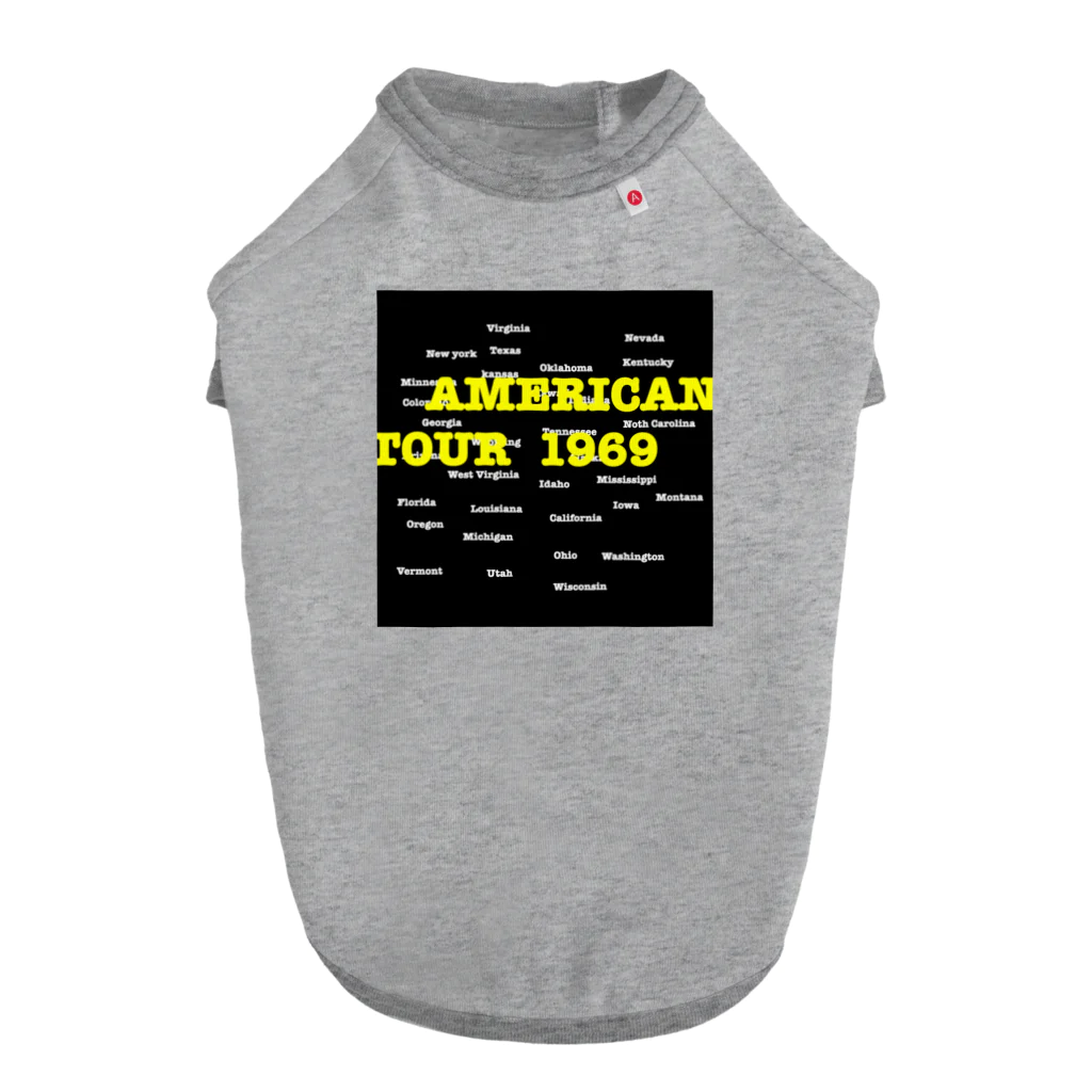 NEON_LINEのAMERICAN TOUR ドッグTシャツ