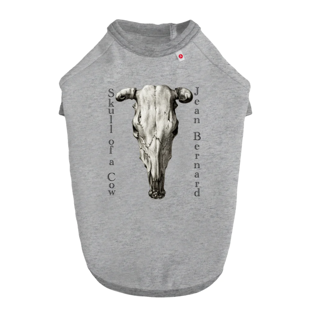 MUGEN ARTの牛の頭蓋骨　ジーン・バーナード　Jean Bernard / Skull of a Cow Dog T-shirt