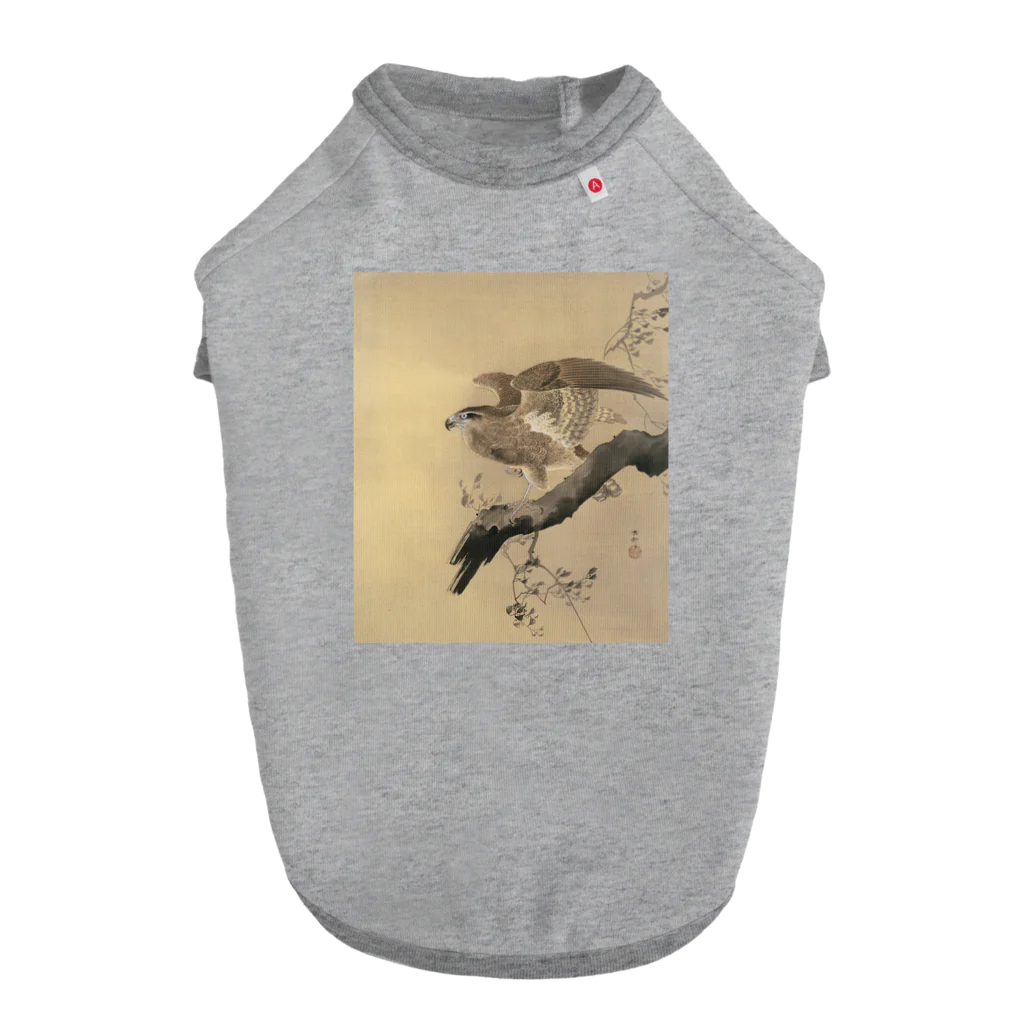 MUGEN ARTの小原古邨　鷹　Ohara Koson / Falcon Dog T-shirt