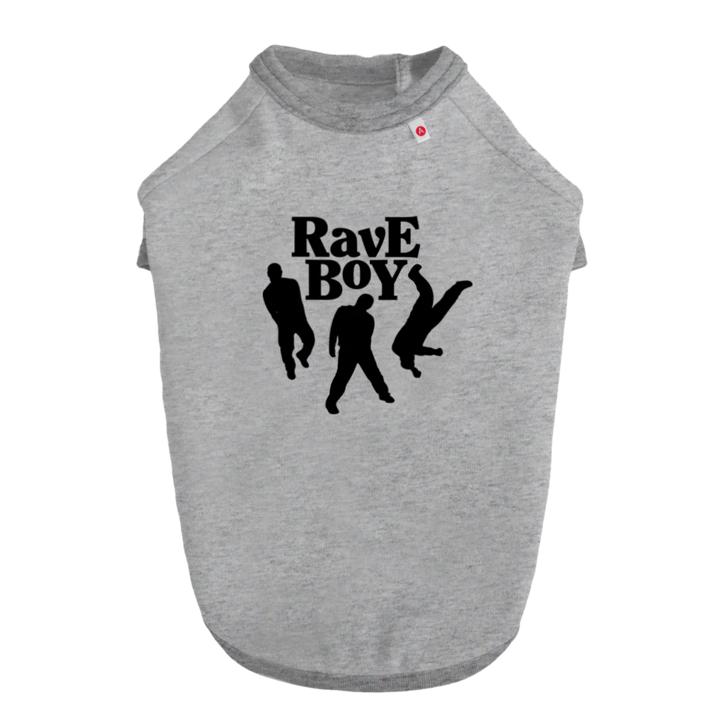 Mohican GraphicsのRave Boy Records ドッグTシャツ