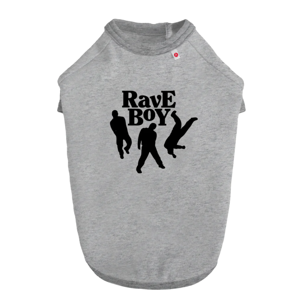 Mohican GraphicsのRave Boy Records Dog T-shirt