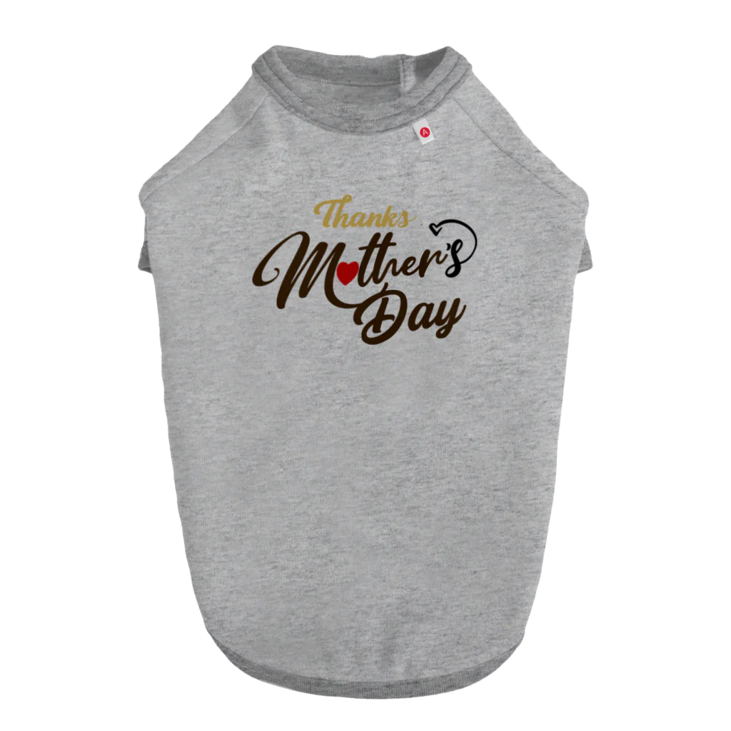 t-shirts-cafeのThanks Mother’s Day ドッグTシャツ