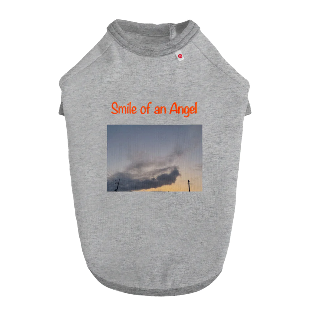 2929gawDesignShop358のSmile of an Angel ドッグTシャツ