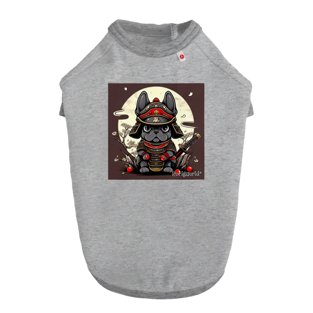 AliceDesignLab.のSamurai FrenchBulldog ドッグTシャツ