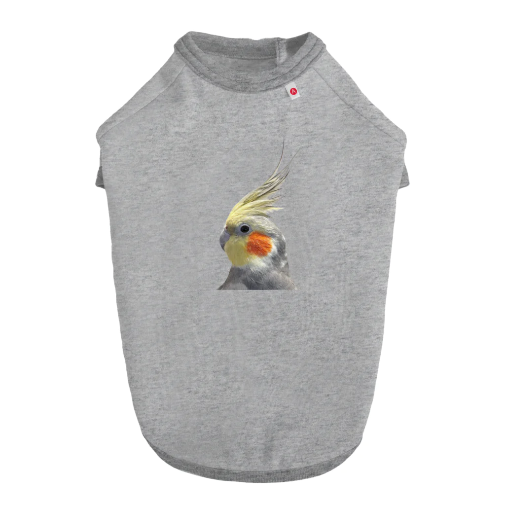 オカメ日記chのオカメインコのグッズ ドッグTシャツ