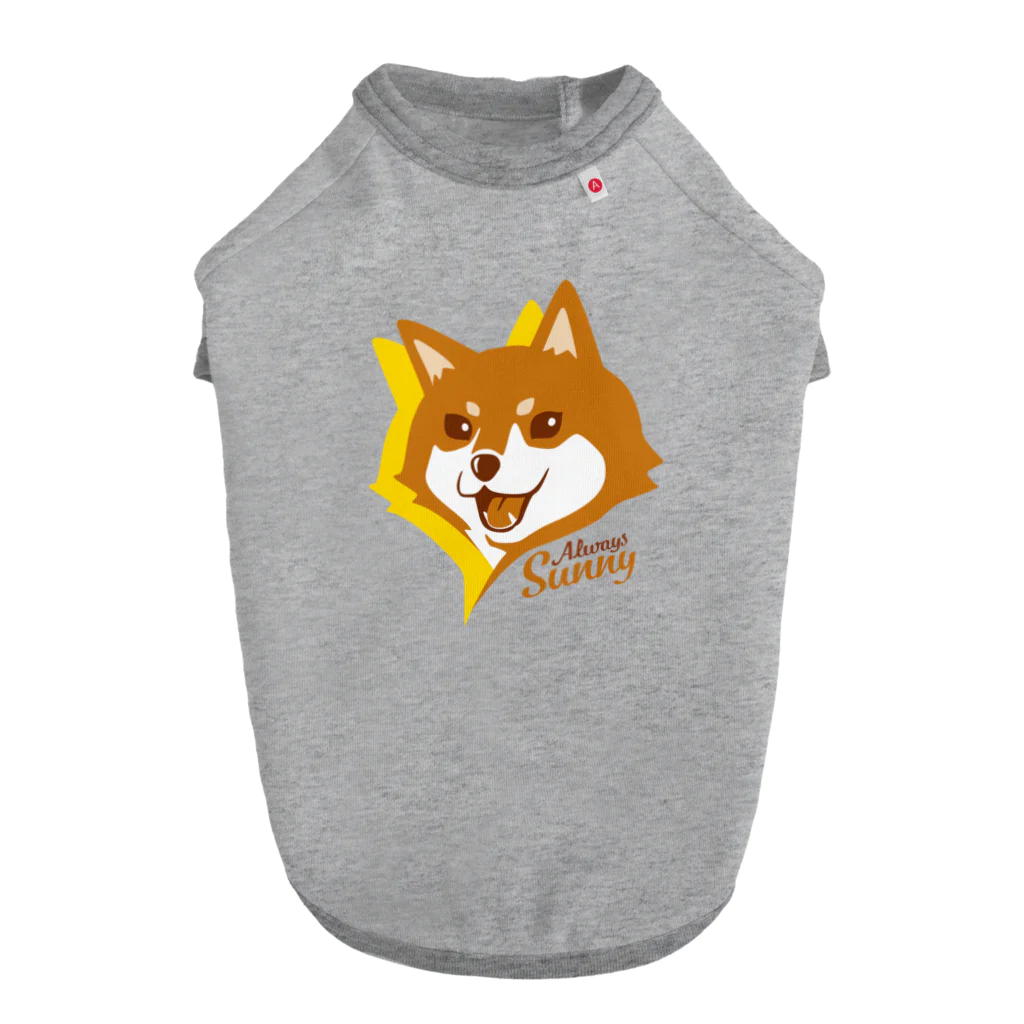 kocoon（コクーン）の陽気な笑顔の柴犬 Dog T-shirt