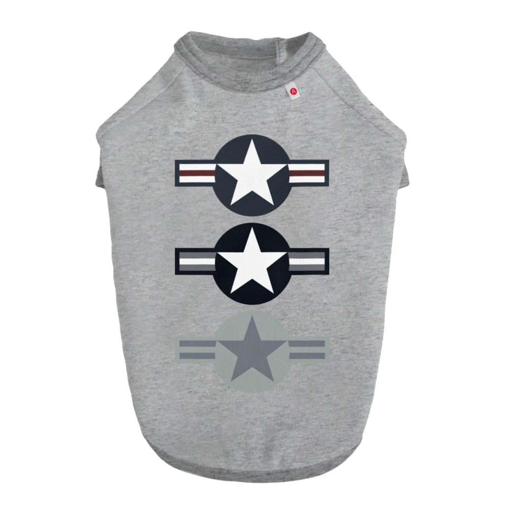 Y.T.S.D.F.Design　自衛隊関連デザインの米軍航空機識別マーク ドッグTシャツ