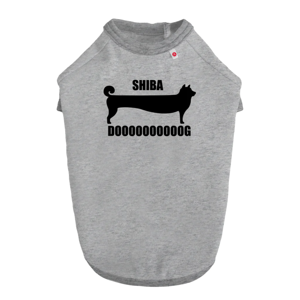 PolarBearLABOのLONG SHIBA DOG ドッグTシャツ