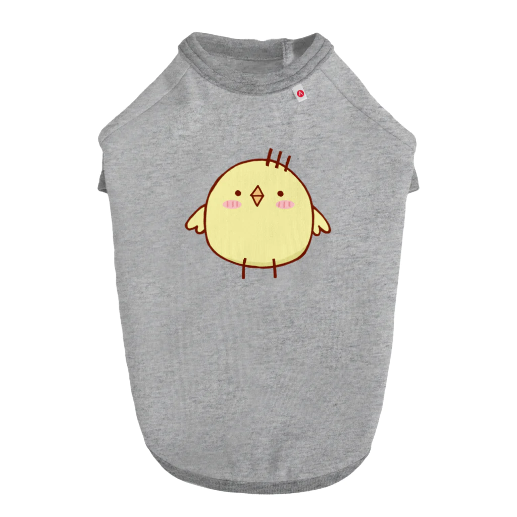 親鳥えぬのゆるいひよこ ドッグTシャツ