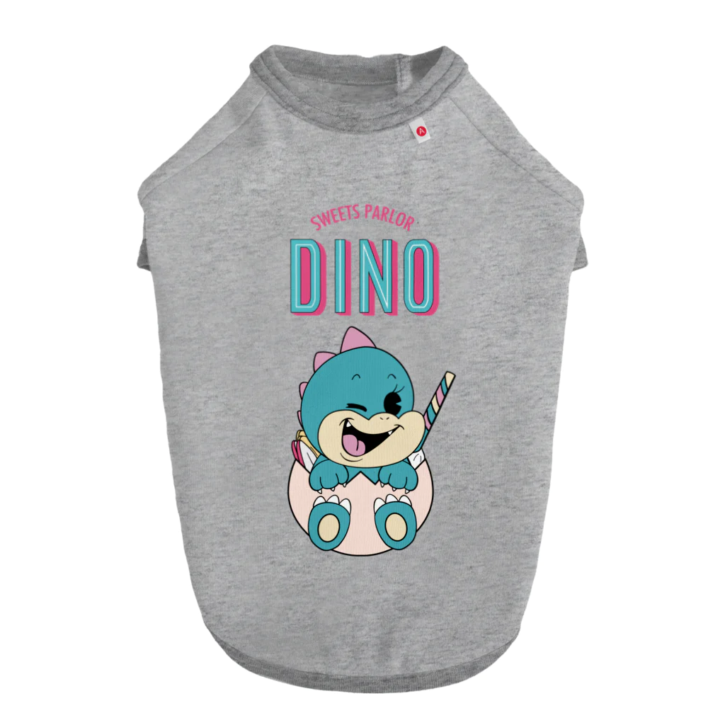 イケイケファミリーのSWEETS PARLOR DINO ドッグTシャツ