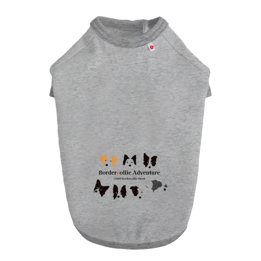 Bordercollie Streetの7 Border Collies-1 Dog T-shirt