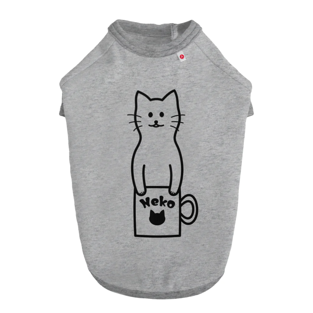TGTの【猫コップ】 Dog T-shirt