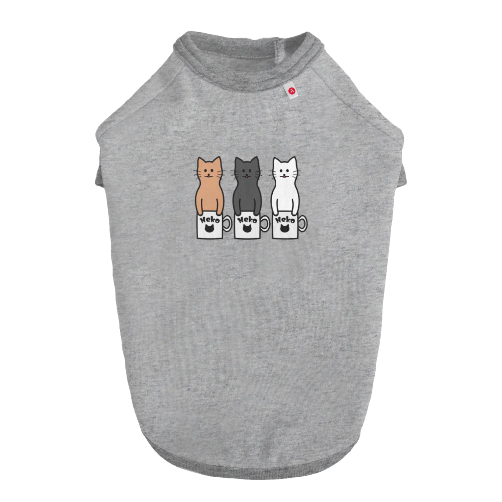 TGTの【猫コップ】 Dog T-shirt